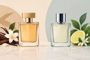 Extrait de parfum contro eau de parfum a confronto